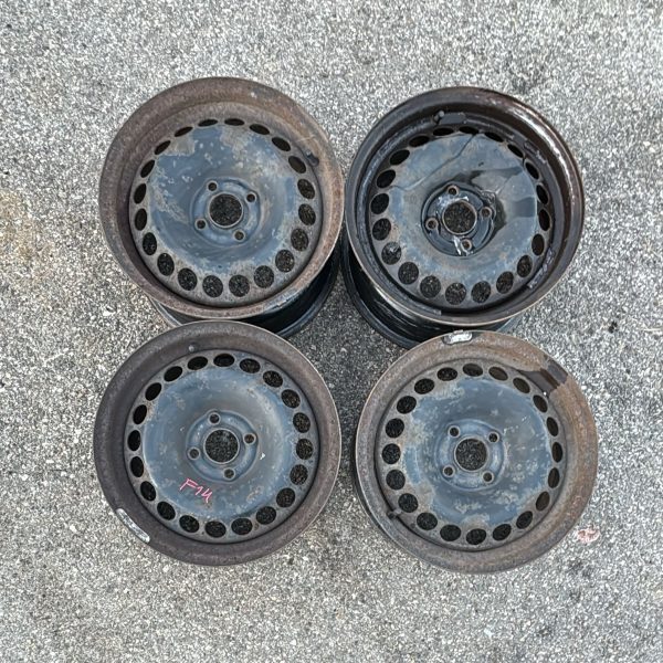 3 - CERCHI IN LAMIERA FIAT GP 6X15 4X100 ET43 CB56,6