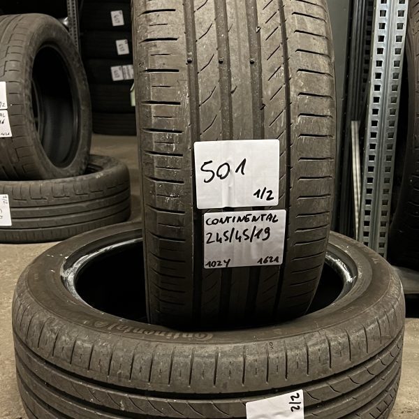 2 - CONTINENTAL SPORT CONTACT 5 245/45R19 102Y