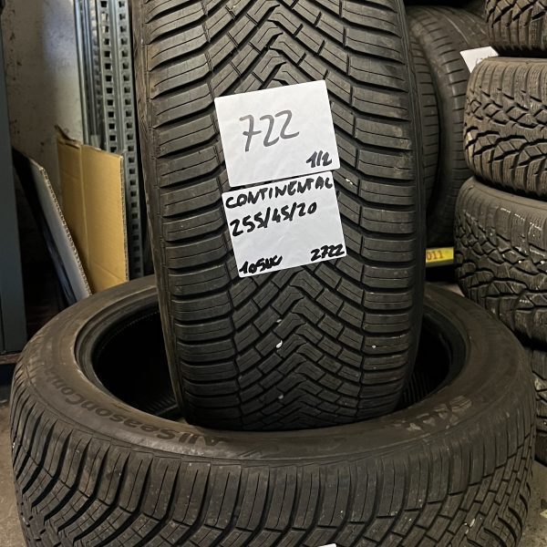 2 - CONTINETAL ALL SEASON CONTACT 255/45R20 105W