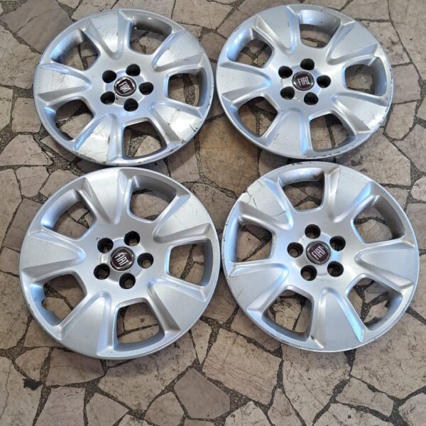 4 - COPRICERCHI ORIGINALI FIAT 15"