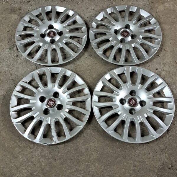 4 - COPRICERCHI ORIGINALI FIAT 15"