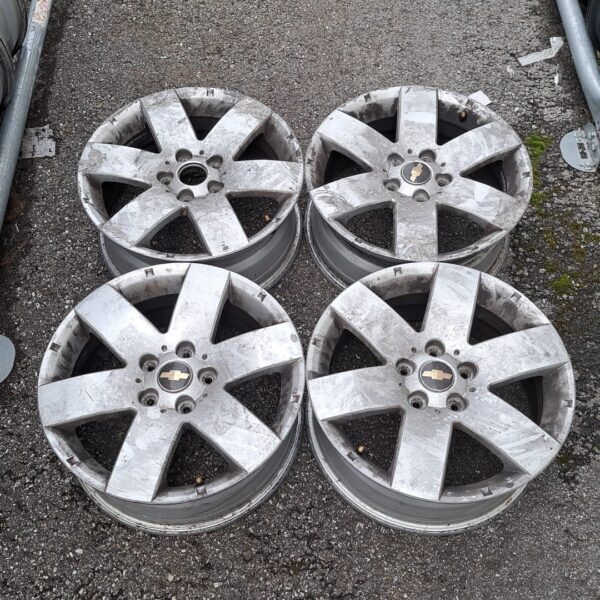 4 - CERCHI IN LEGA CHEVROLET 7X17 5X115 ET46