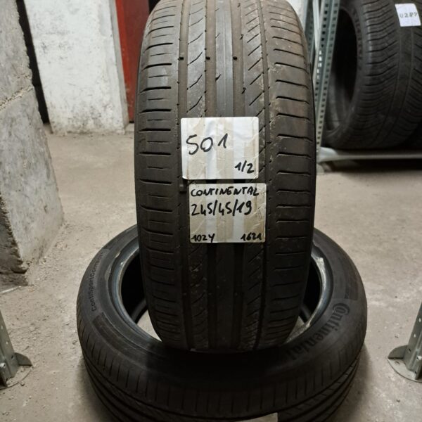 2 - CONTINENTAL SPORT CONTACT 5 245/45R19 102Y