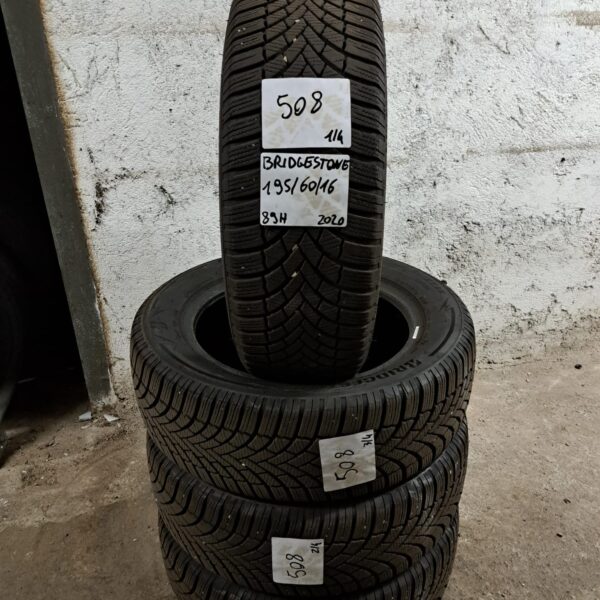 4 - BRIDGESTONE BLIZZAK LM005 195/60R16 89H
