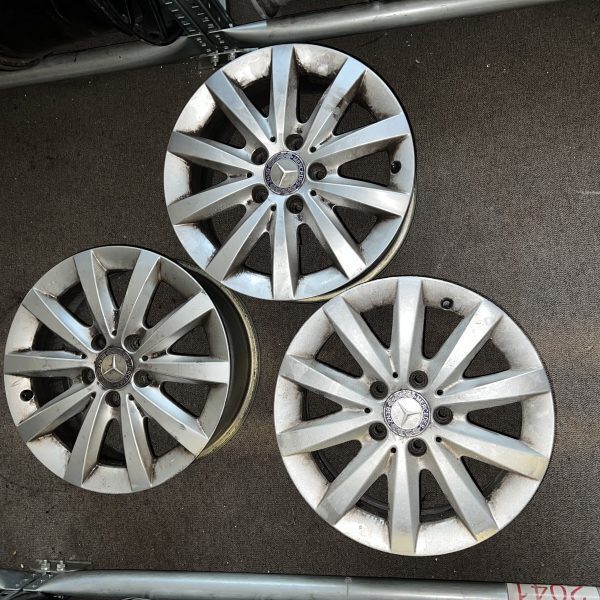 3 - CERCHI IN LEGA MERCEDES 7X16 5X112 ET49 CB 66,6