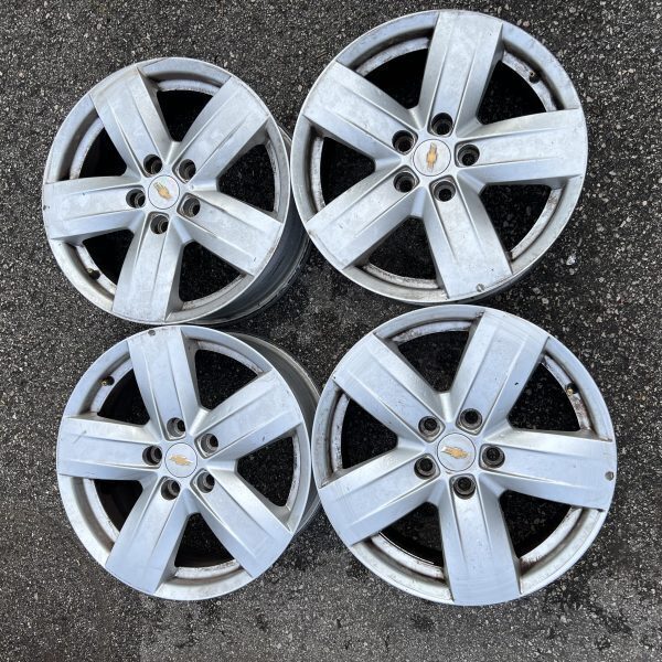 4 - CERCHI IN LEGA CHEVROLET 7X17 5X115 ET44 CB 70,2