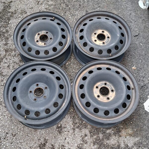 4 - CERCHI IN LAMIERA 6,5X16 5X110 ET40 CB 65,1