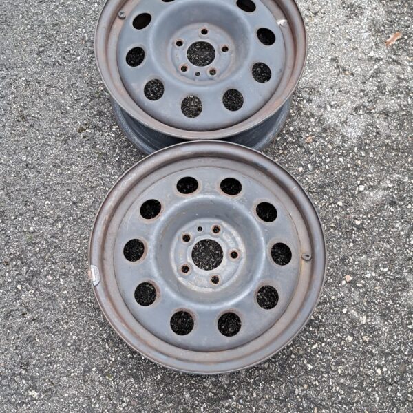 2 - CERCHI IN LAMIERA ALFA 6X15 5X98 ET37,5 CB 58,1