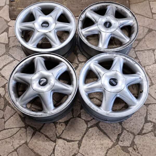 4 - CERCHI IN LEGA FIAT 5,5X15 4X98 ET46 CB 58,1
