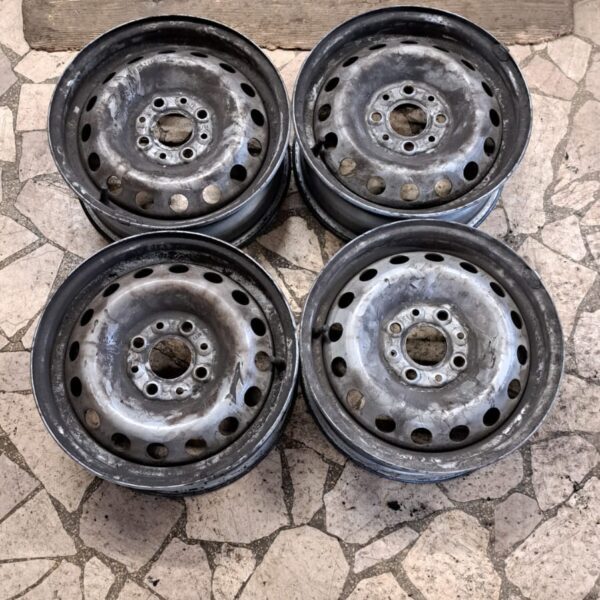 4 - CERCHI IN LAMIERA FIAT 5X13 4X98 ET35 CB 58,1