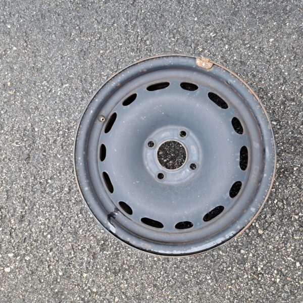 1 - CERCHIO IN FERRO PEUGEOT 6,5X15 4X108 ET27 CB 65,1