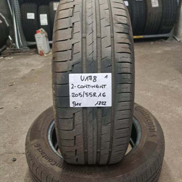 2 - CONTINENTAL PREMIUM CONTACT 6 205/55R16 91V