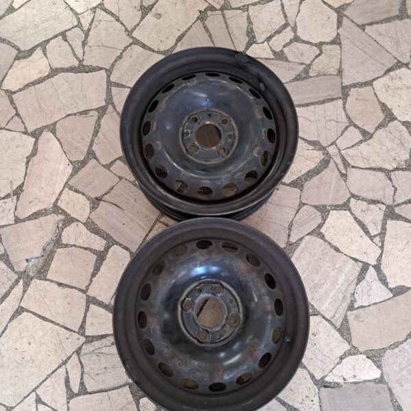 2 - CERCHI IN LAMIERA FIAT 5,5X14 4X98 ET35 CB 58,1