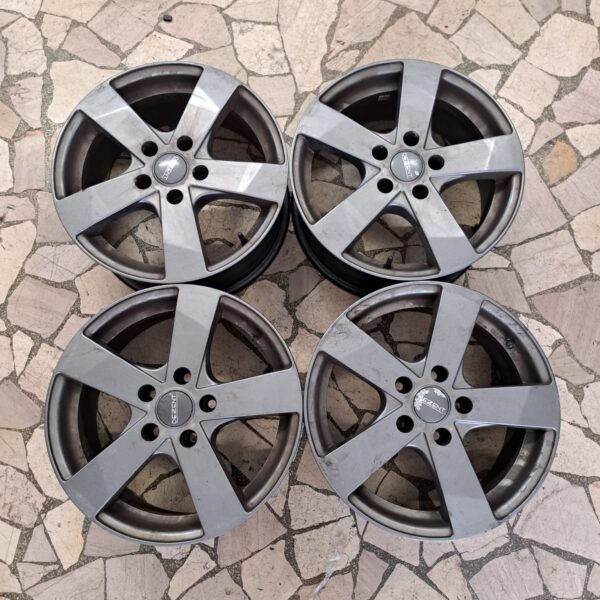 4 - CERCHI IN LEGA DEZENT 7X16 5X112 ET46 CB 66,6
