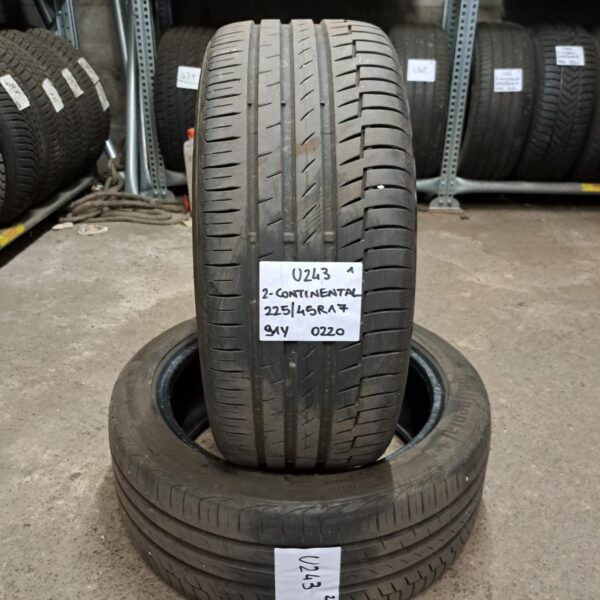 2 - CONTINENTAL PREMIUM CONTACT 6 225/45R17 91Y