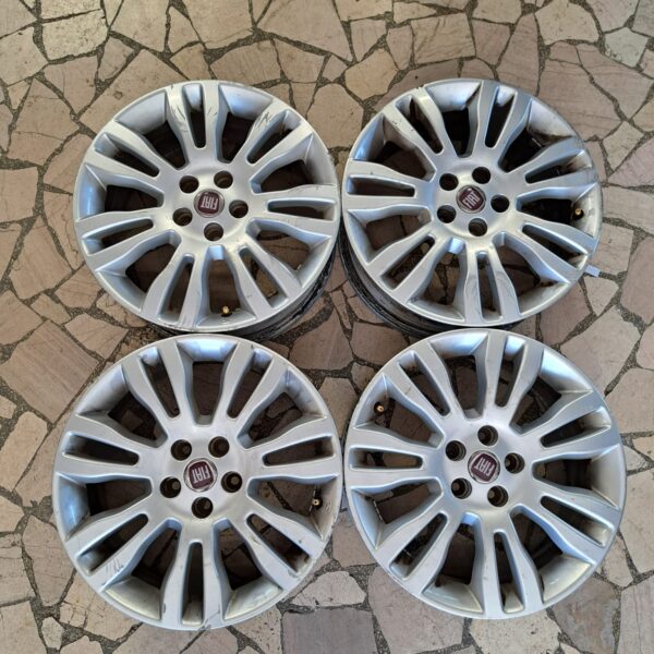 4 - CERCHI IN LEGA FIAT 6X16 5X98 ET36,5 CB 58,1