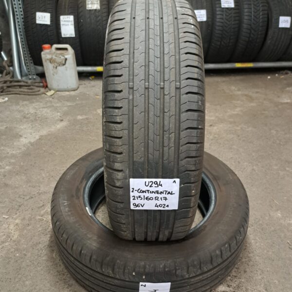 2 - CONTINENTAL ECO CONTACT 5 MO 215/60R17 96V
