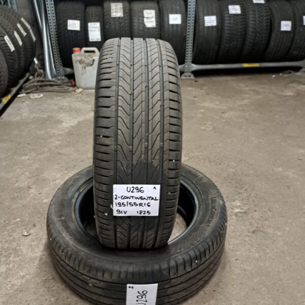 2 - CONTINENTAL ULTRA CONTACT 195/55R16 91V